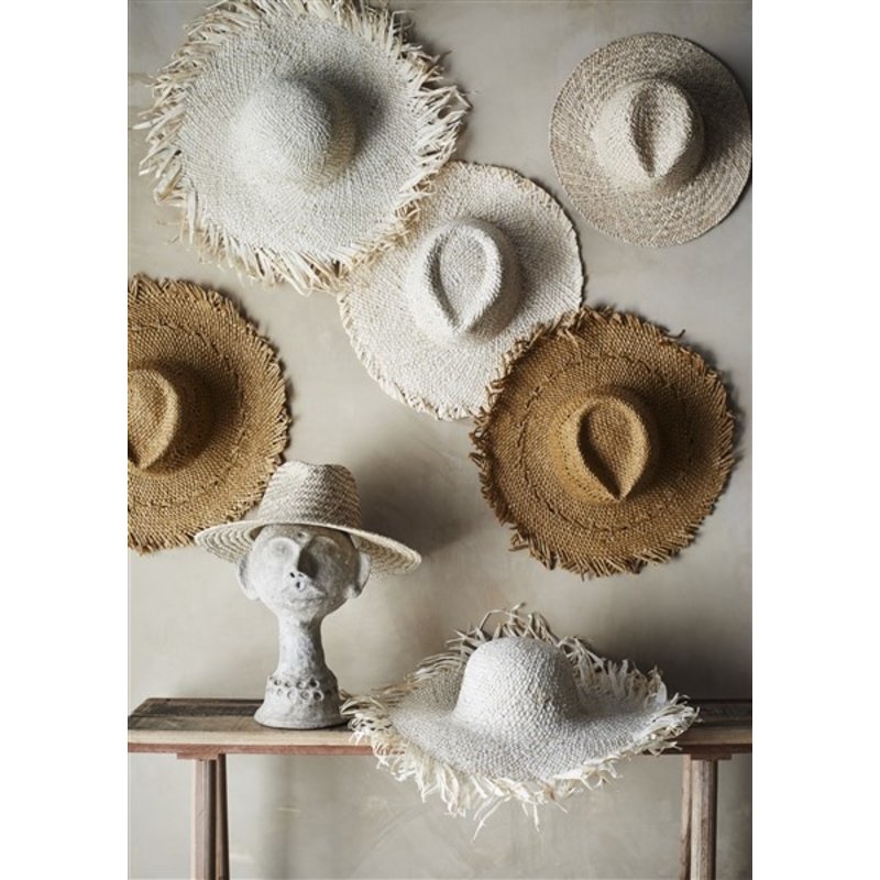 Madam Stoltz-collectie Wooden console table Natural 105x25x70 cm