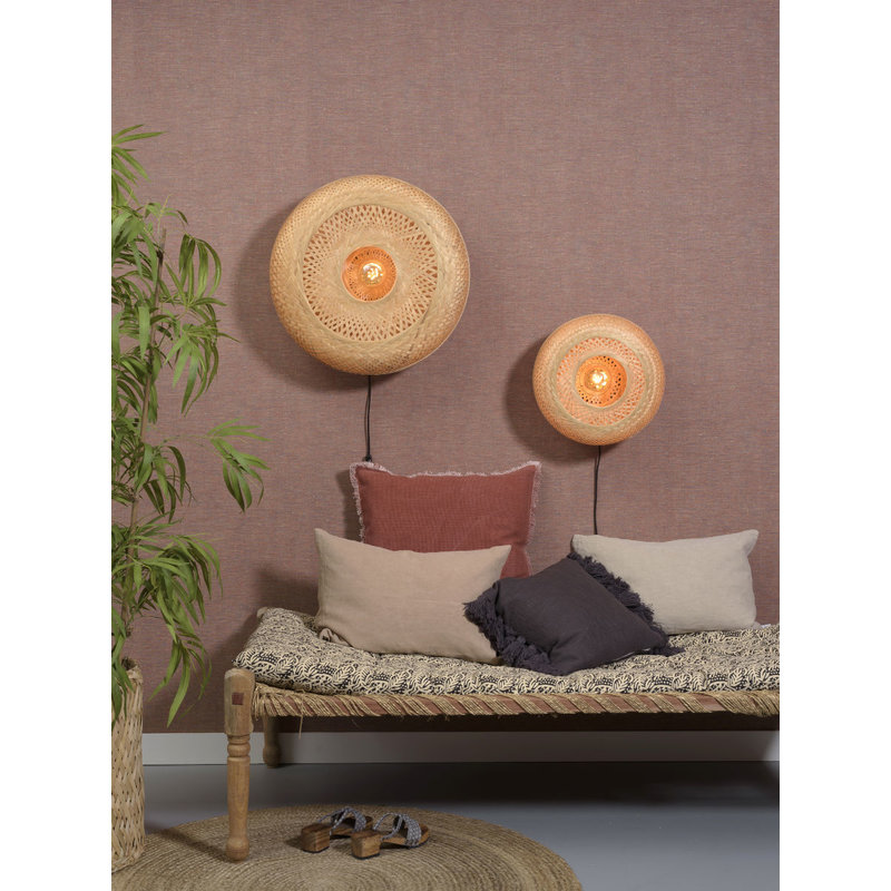 Good&Mojo-collectie Wandlamp Palawan 60cm naturel L