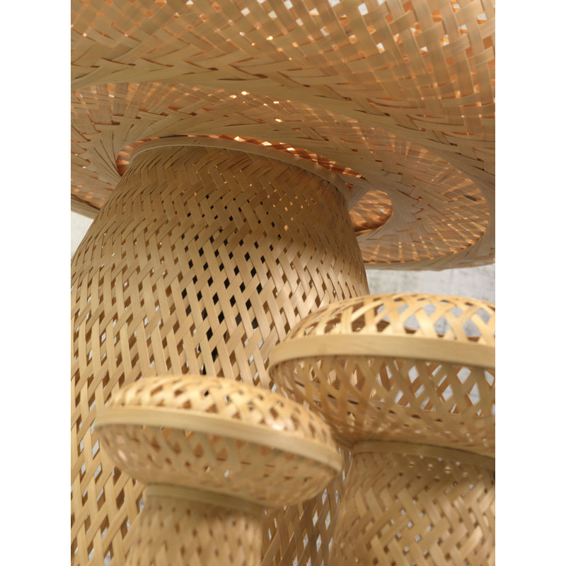 Good&Mojo-collectie Table lamp Palawan h.40x40cm natural set/3