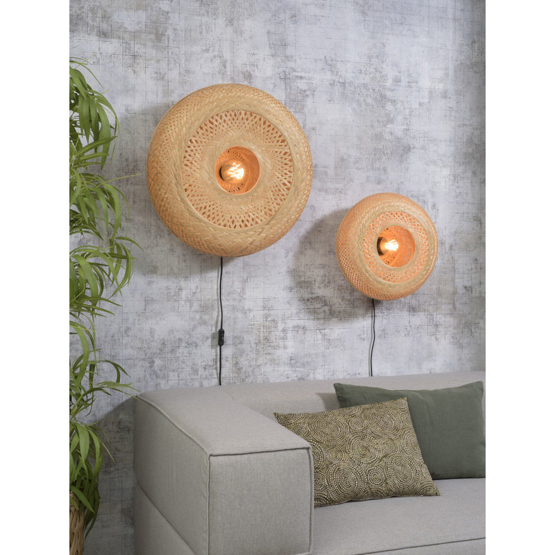 Good&Mojo-collectie Wandlamp Palawan 60cm naturel L