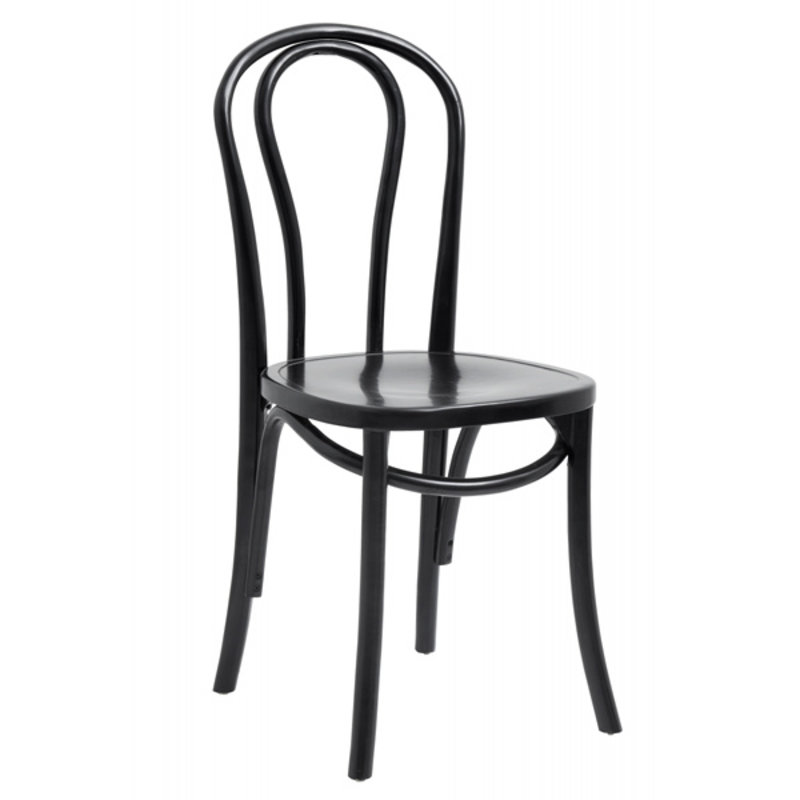 Nordal-collectie Bistro chair shiny black