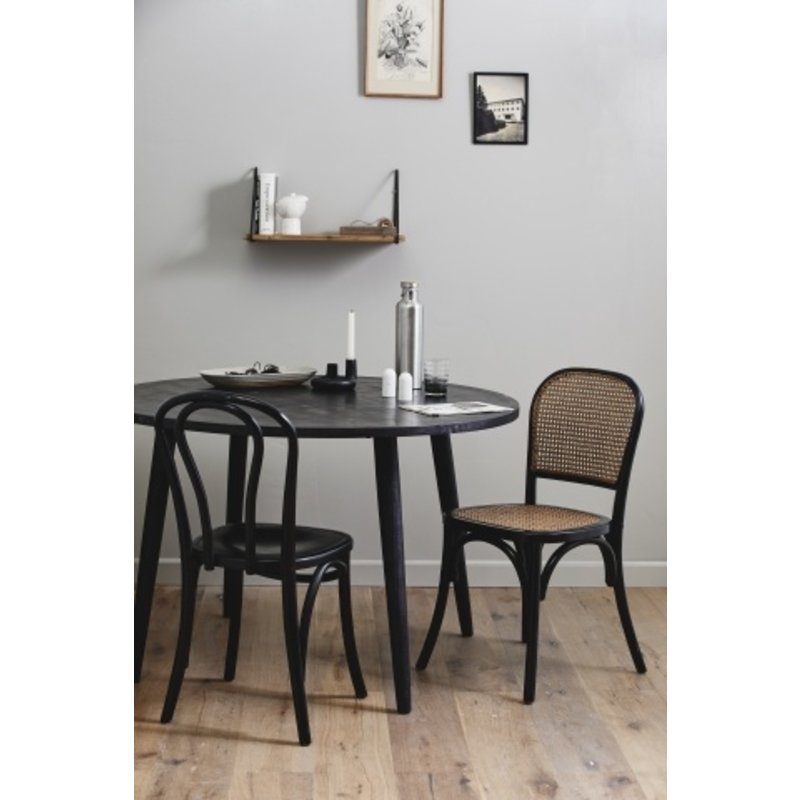 Nordal-collectie Bistro chair shiny black