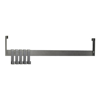 House Doctor Shelving system Fari Black Rail w. 5 hooks