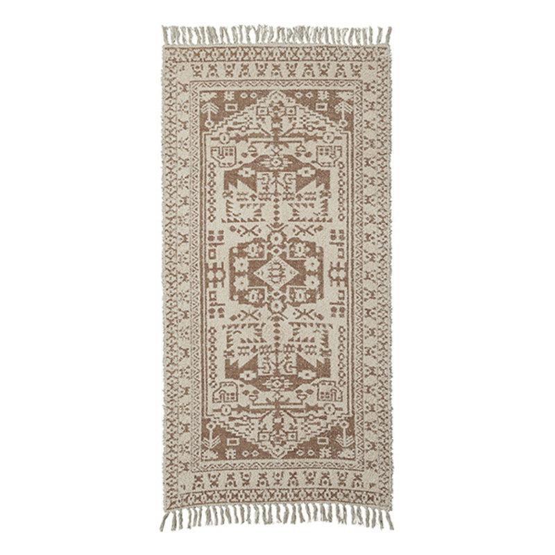 House Doctor-collectie House Doctor  Rug Wowe Beige Finish/Colour/Size may vary Handmade  200 x 90