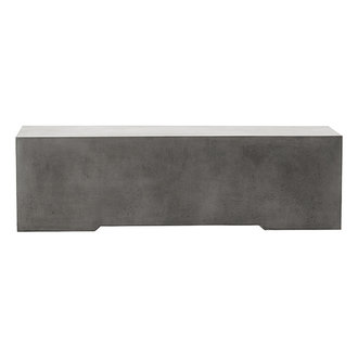 House Doctor Bench Ceme Grey l: 130 cm w: 40 cm h: 38 cm