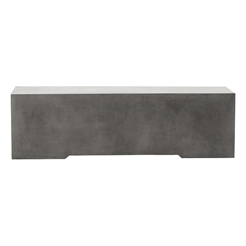 House Doctor-collectie House Doctor  Bench Ceme Grey l: 130 cm w: 40 cm h: 38 cm