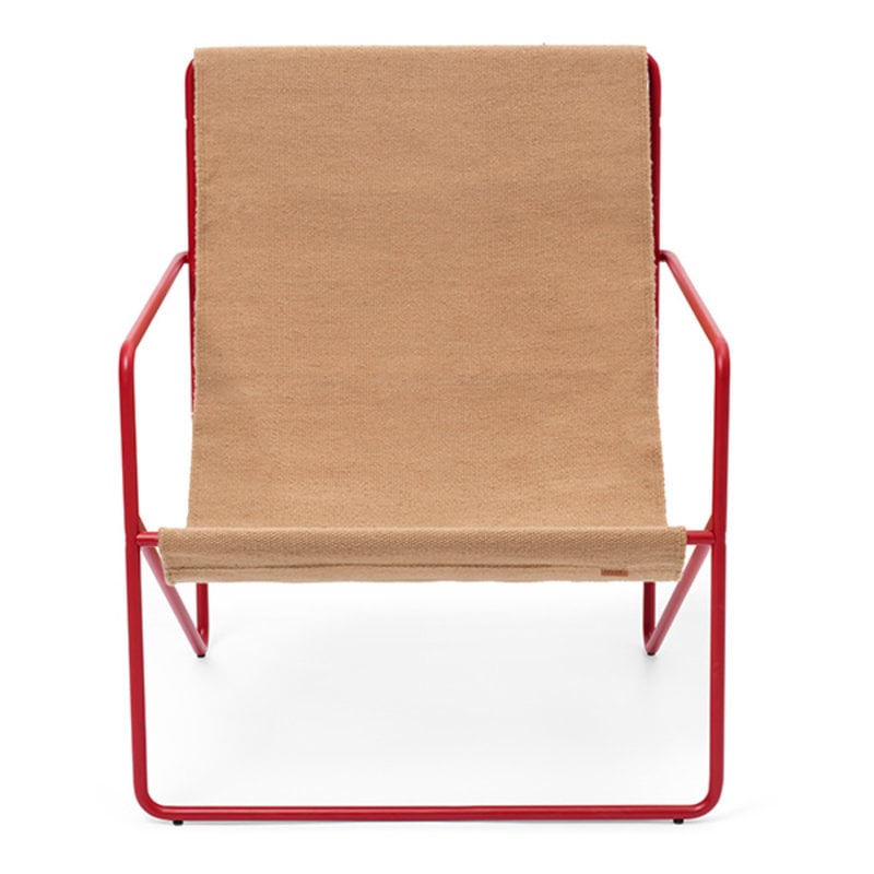 ferm LIVING-collectie Desert Chair - rood/zand