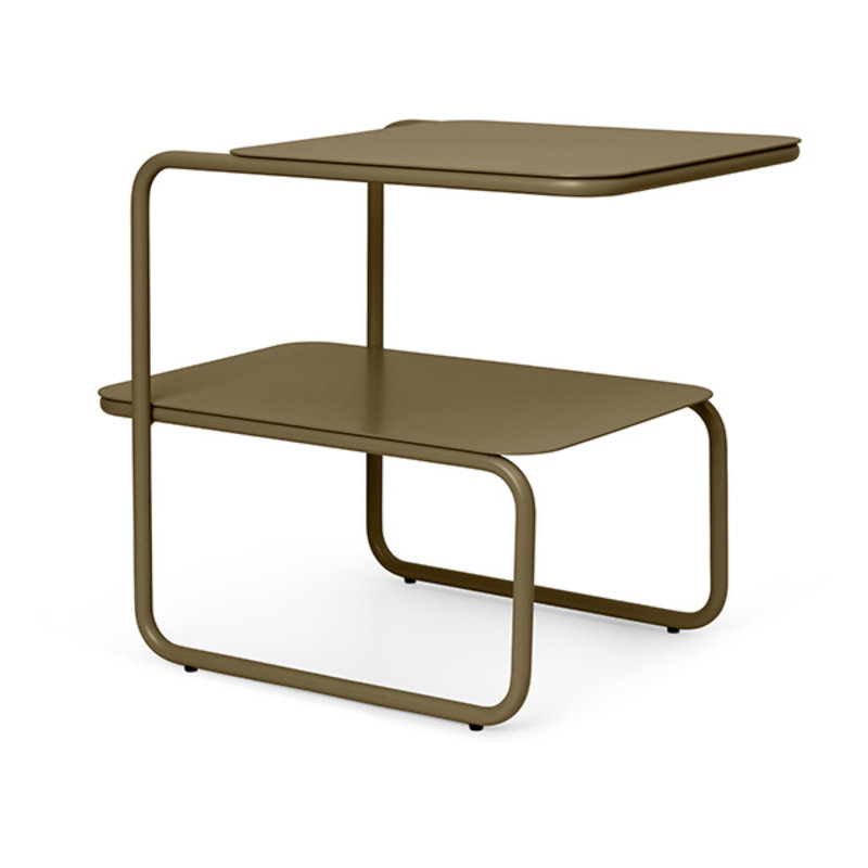 ferm LIVING-collectie Level Side Table - Olive