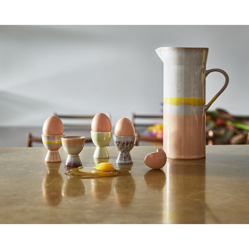 HKliving-collectie 70s ceramics: jug, sunrise