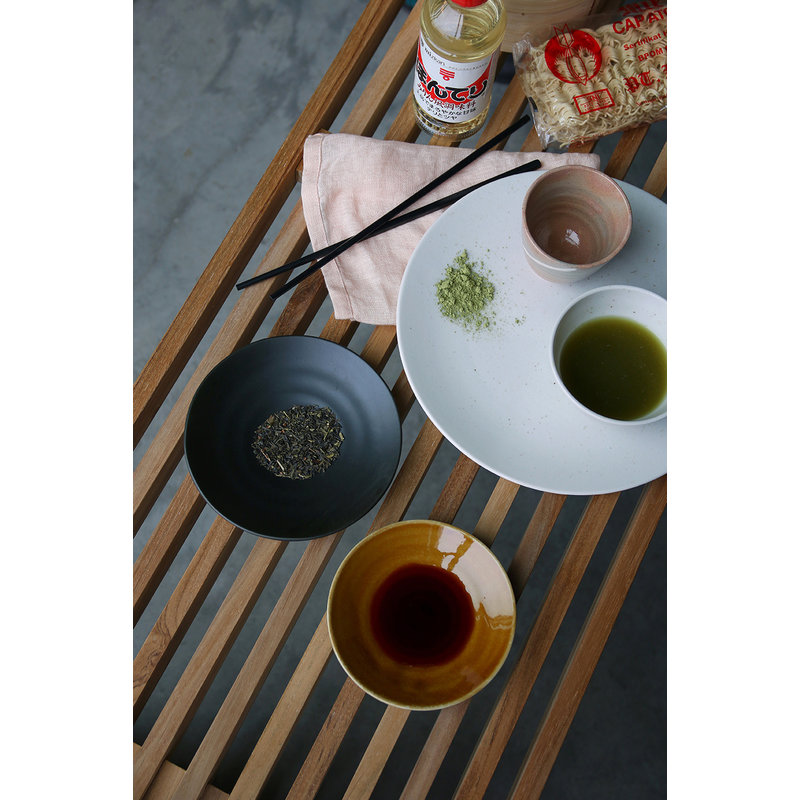 HKliving-collectie Kyoto ceramics: japanese small plate brown