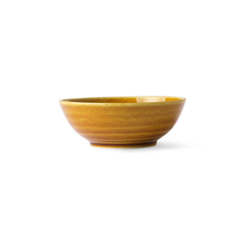 HKliving-collectie Kyoto ceramics: japanese soup bowl brown