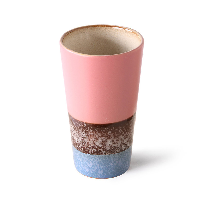 HKliving-collectie 70s ceramics: latte mug, reef