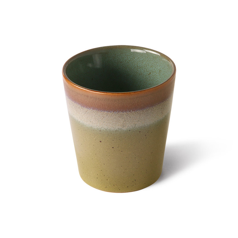 HKliving-collectie 70s ceramics: coffee mug, peat