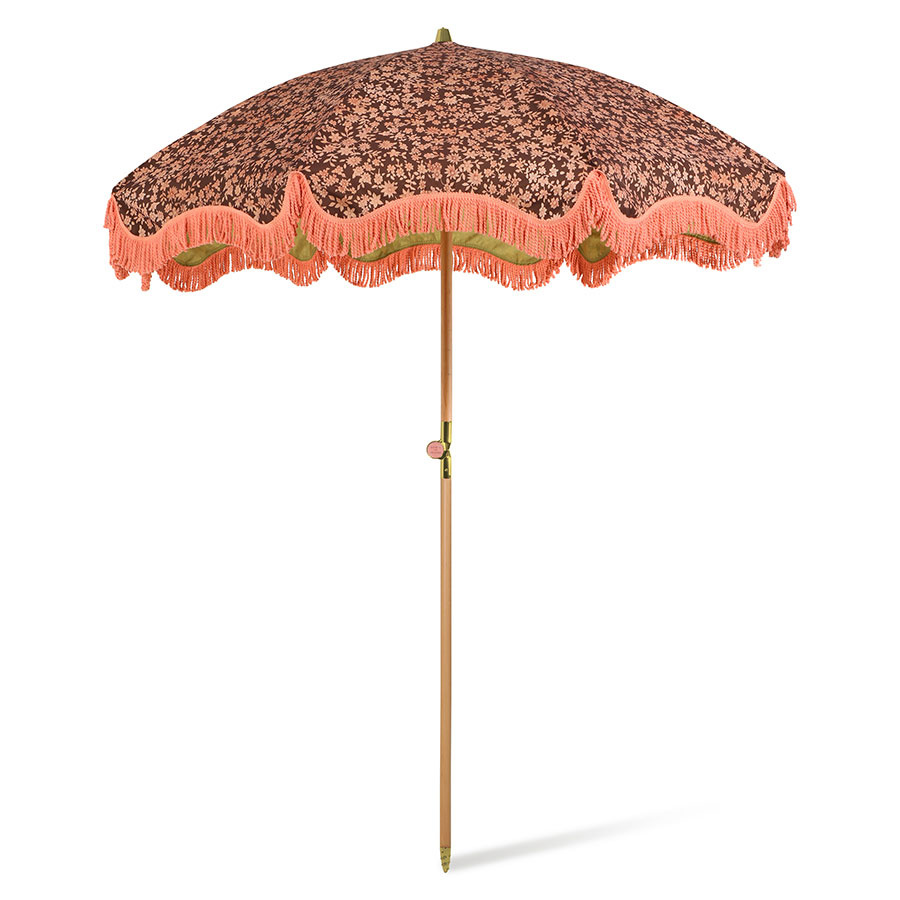 vragenlijst medeleerling Botanist Hkliving DORIS for HKLIVING: Strand parasol vintage floral - Deens