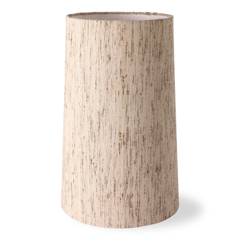 HKliving-collectie cone lamp shade silk natural (ø36cm)