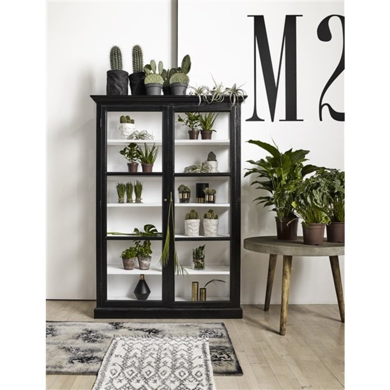 Nordal-collectie CLASSIC cabinet, double, black
