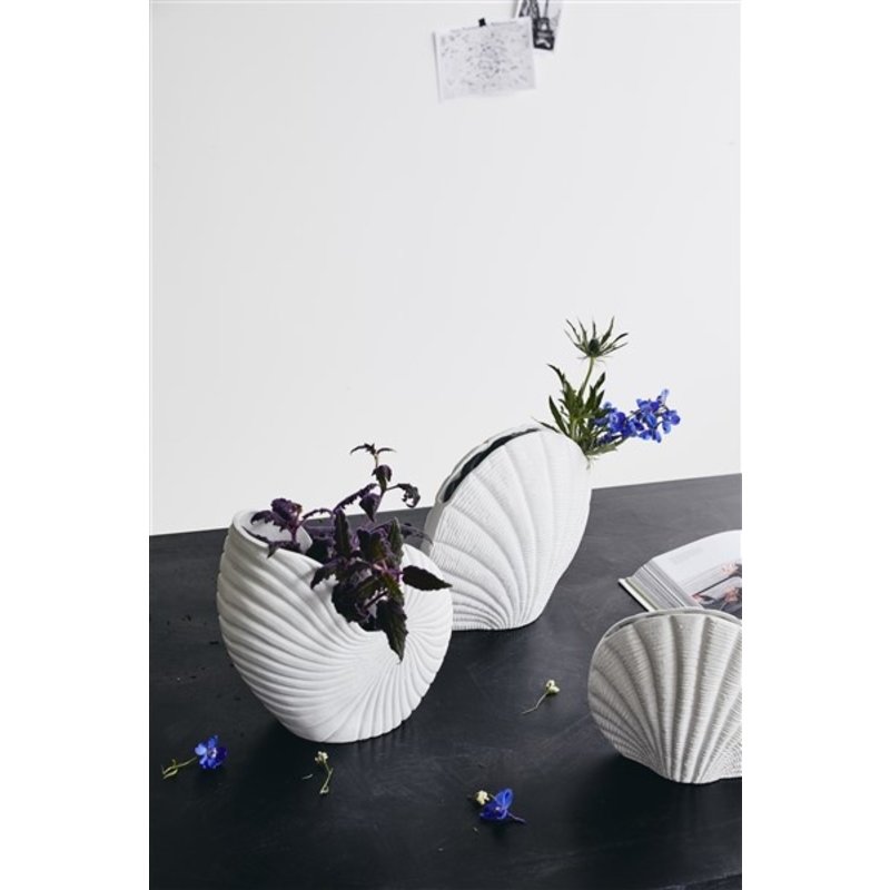 Nordal-collectie KAPITI flower vase, L, white