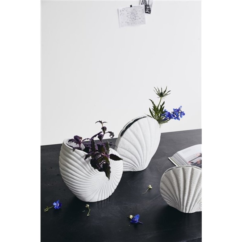 Nordal-collectie RAKITU flower pot, white