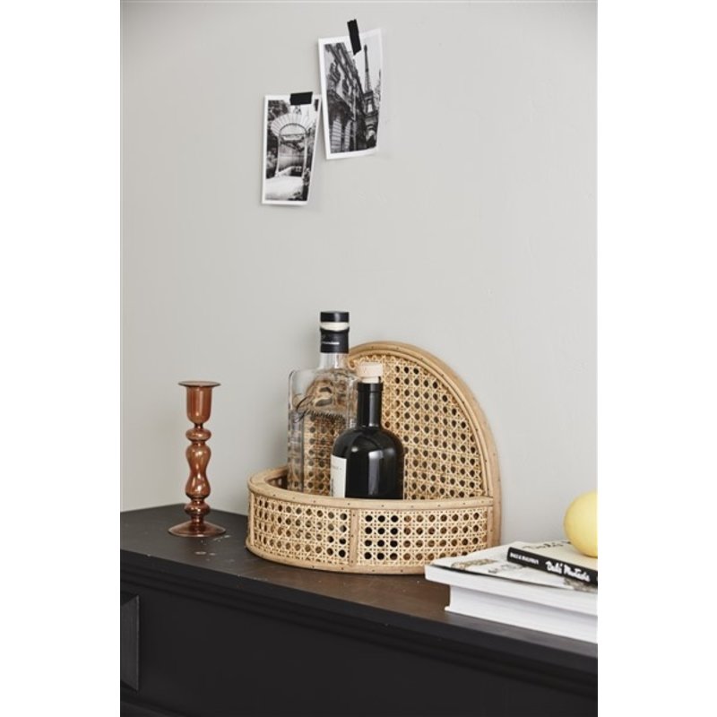 Nordal-collectie KUTA rattan shelf, S, nature