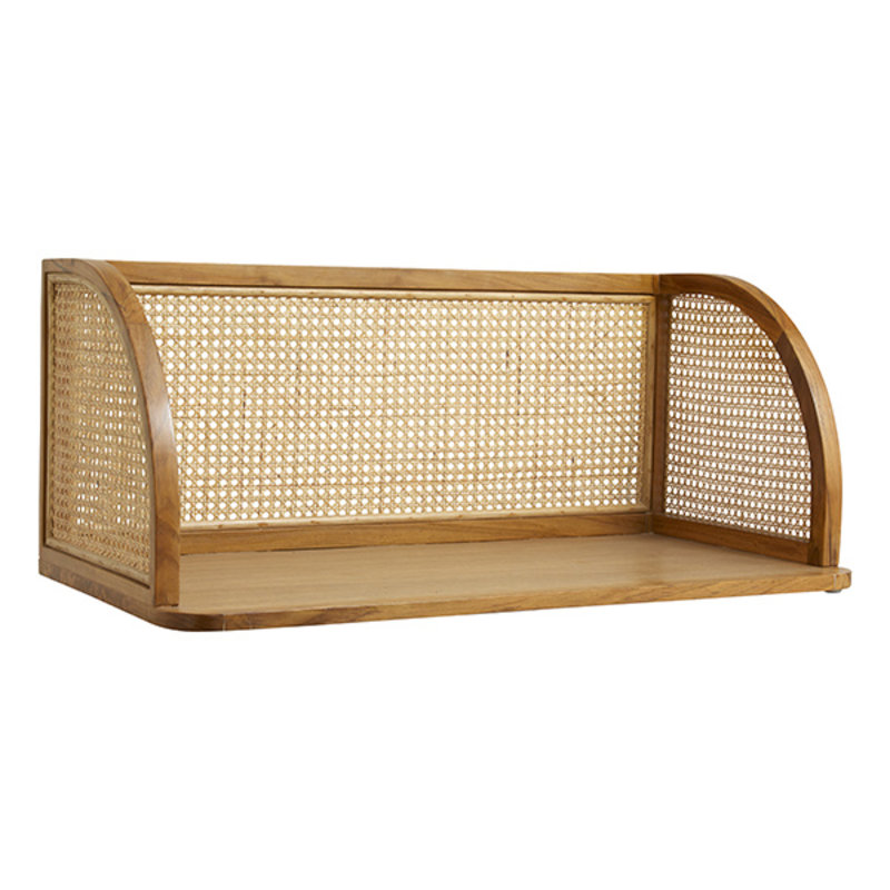 Nordal-collectie MERGE wall table w/rattan, natural