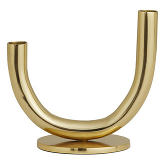 Nordal HITRA candle holder, golden, small