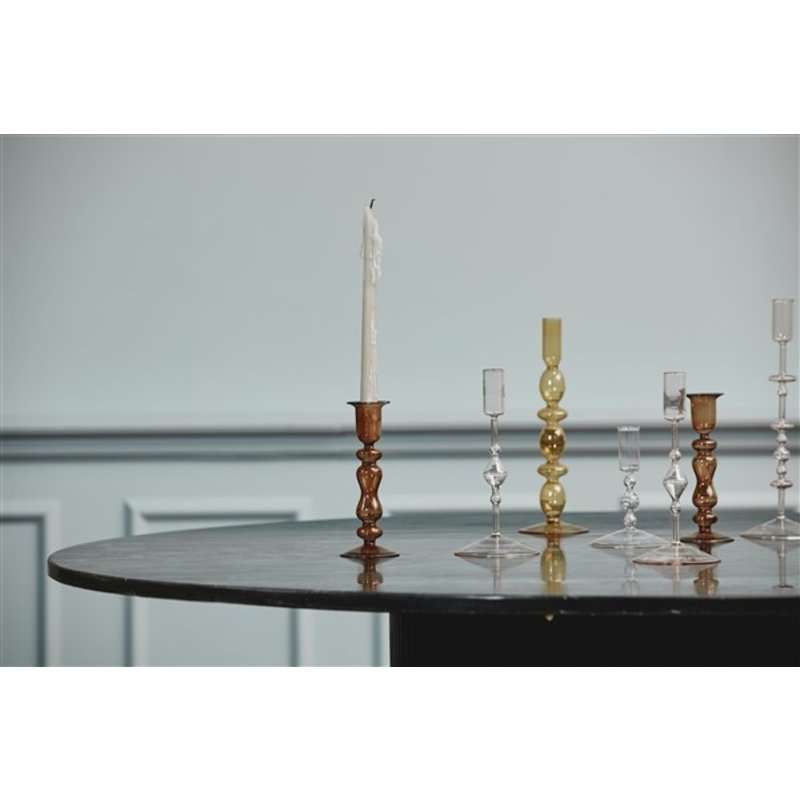 Nordal-collectie ERIE round dining table black marble top