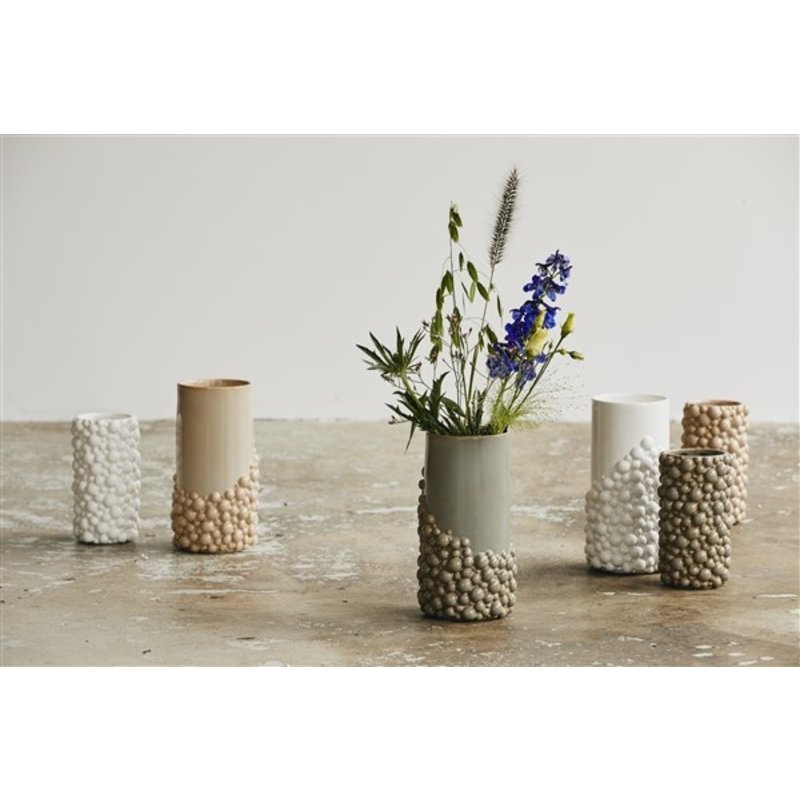 Nordal-collectie NAXOS vase, L, grey