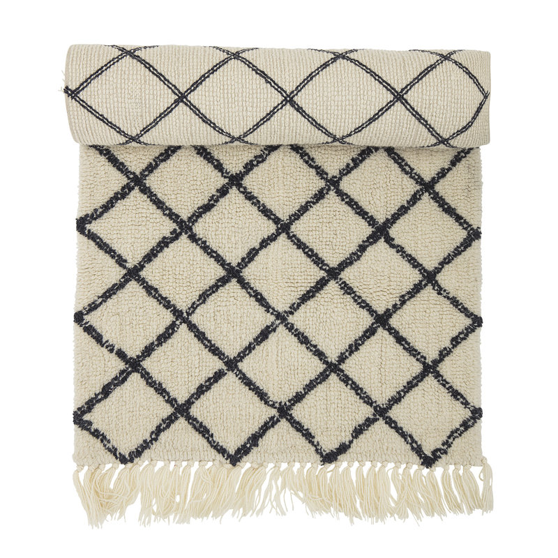 Bloomingville-collectie Warda Rug Nature Wool