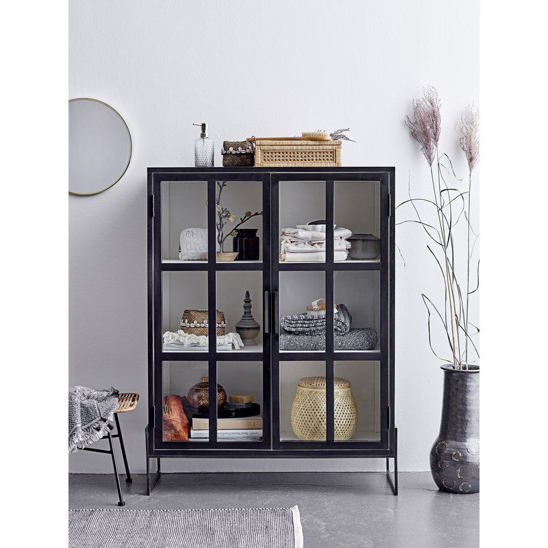 Bloomingville-collectie Opal Cabinet Black Oak