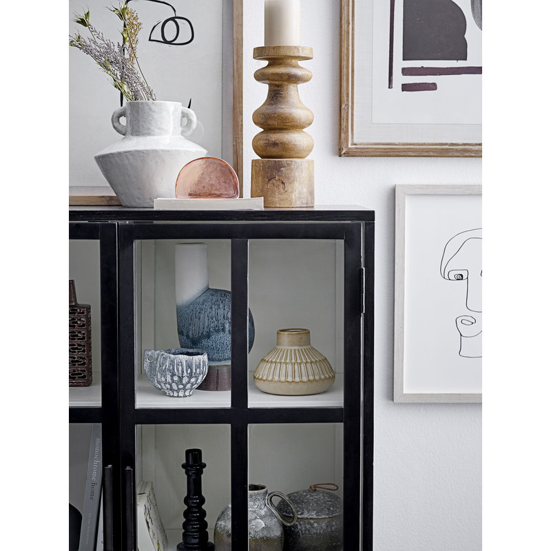 Bloomingville-collectie Opal Cabinet Black Oak