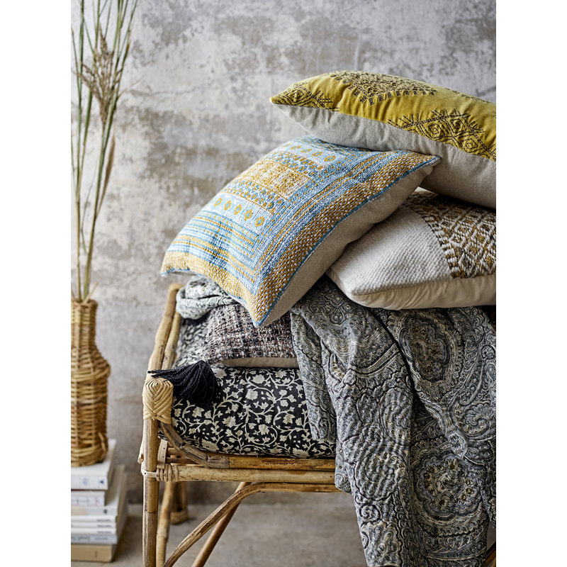 Bloomingville-collectie Pammi Bench Nature Cane