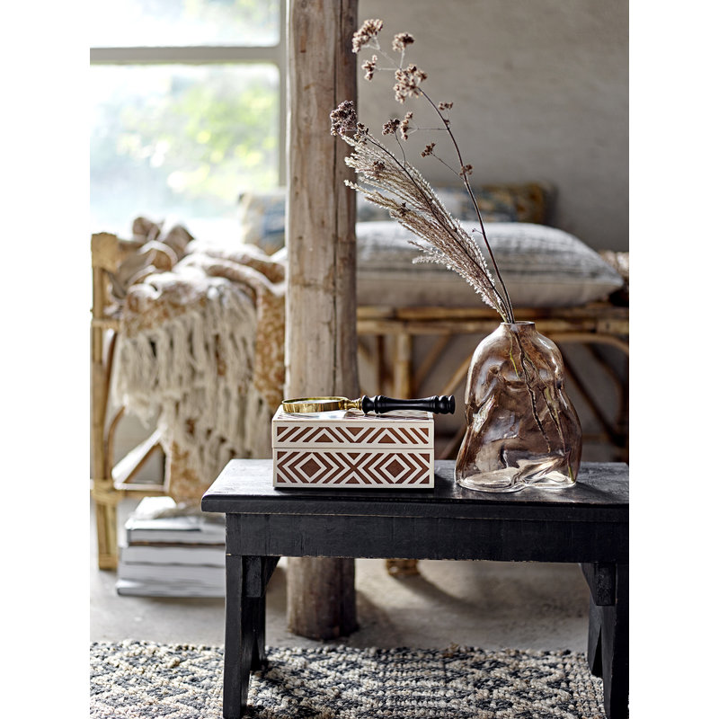 Bloomingville-collectie Pammi Bench Nature Cane