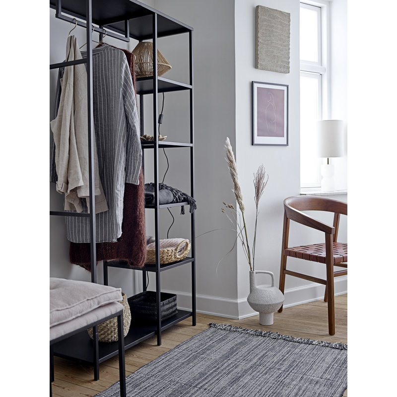 Bloomingville-collectie Valde Clothes Rack Black Metal
