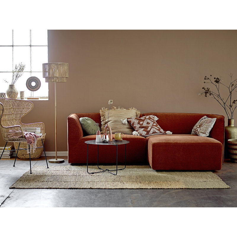 Bloomingville-collectie Lounge stoel Oudon naturel rattan