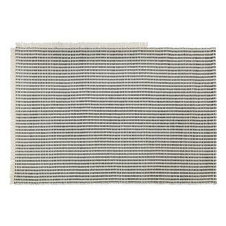 ferm LIVING Vloerkleed Way offwhite/blauw 200x140 cm