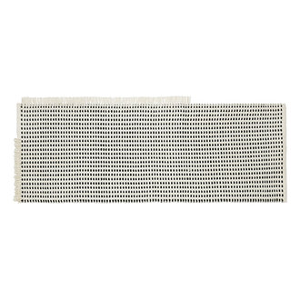 ferm LIVING Loper Way offwhite/blauw 70x180 cm