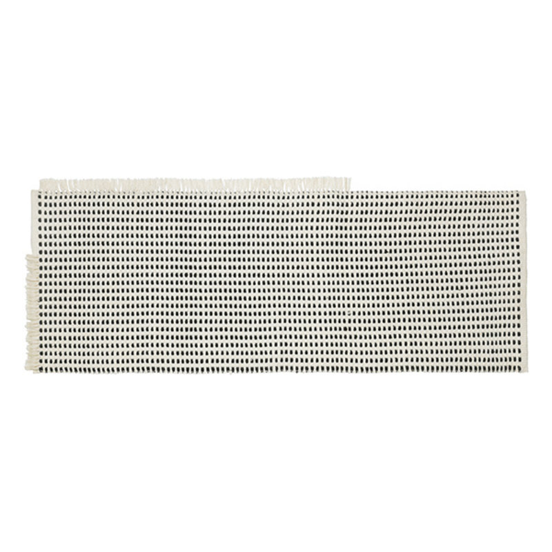 ferm LIVING-collectie Way Runner - Off-White/Blue 70x180 cm