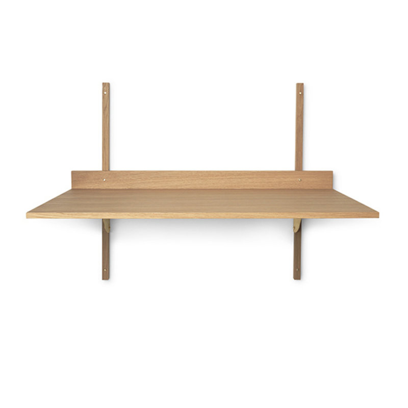 ferm LIVING-collectie Sector desk - Oak - Brass