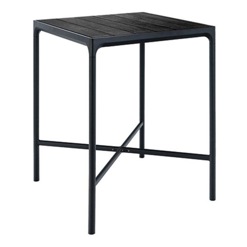 Houe-collectie FOUR Bar Table 90x90 cm, w/Aluminum Lamellas