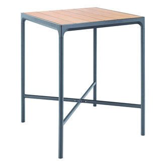Houe FOUR Bar Table 90x90 cm, w/Bamboo Lamellas