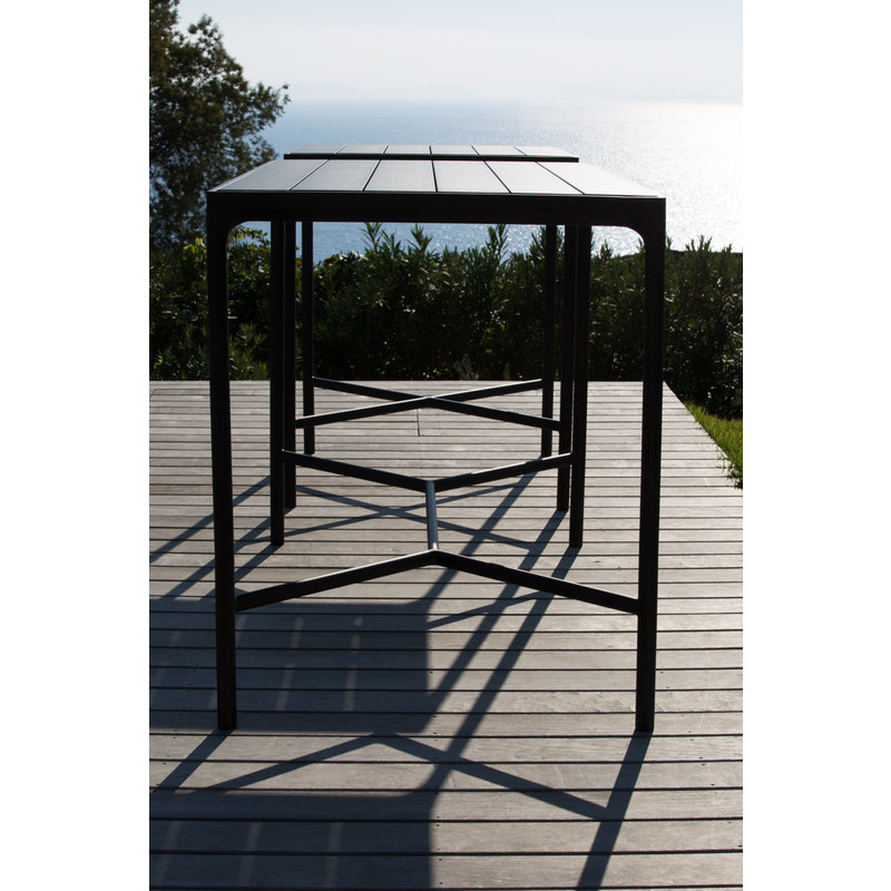 Houe-collectie FOUR Bar Table 160x90 cm, w/Aluminum Lamellas