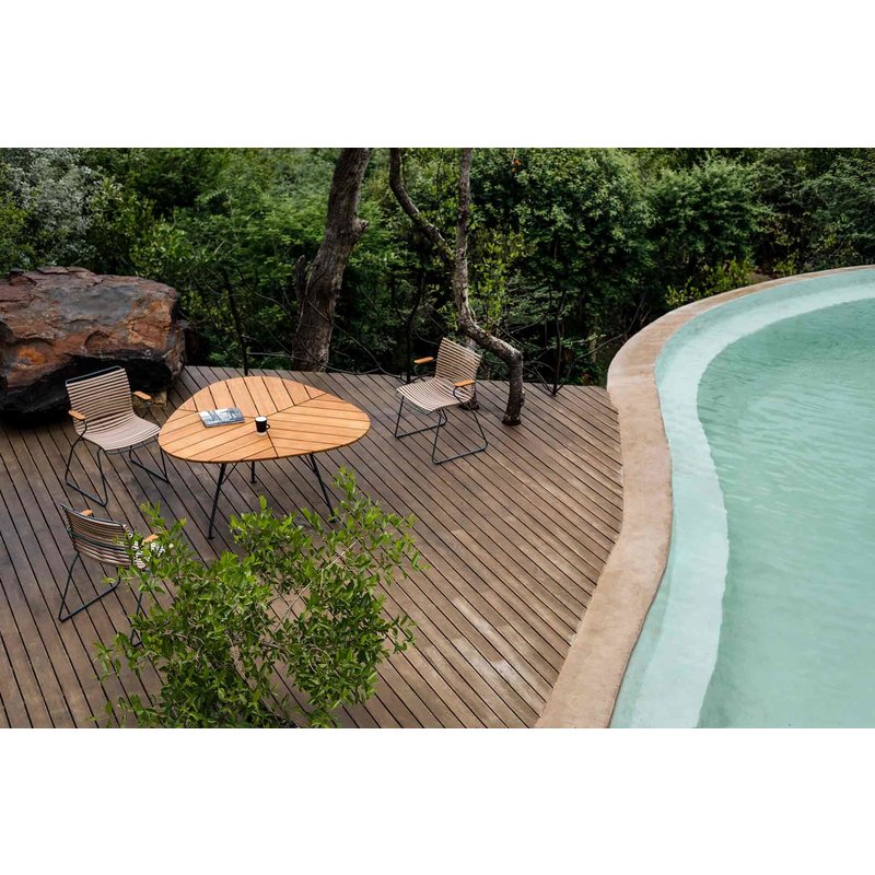 Houe-collectie LEAF outdoor dining table bamboo