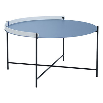 Houe EDGE Tray table Ø76 Pigeon blue