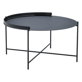 Houe EDGE bijzettafel Ø76 zwart