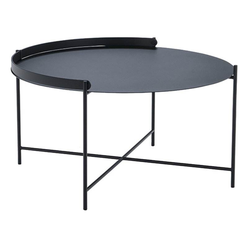 Houe-collectie EDGE Tray table Ø76 Black