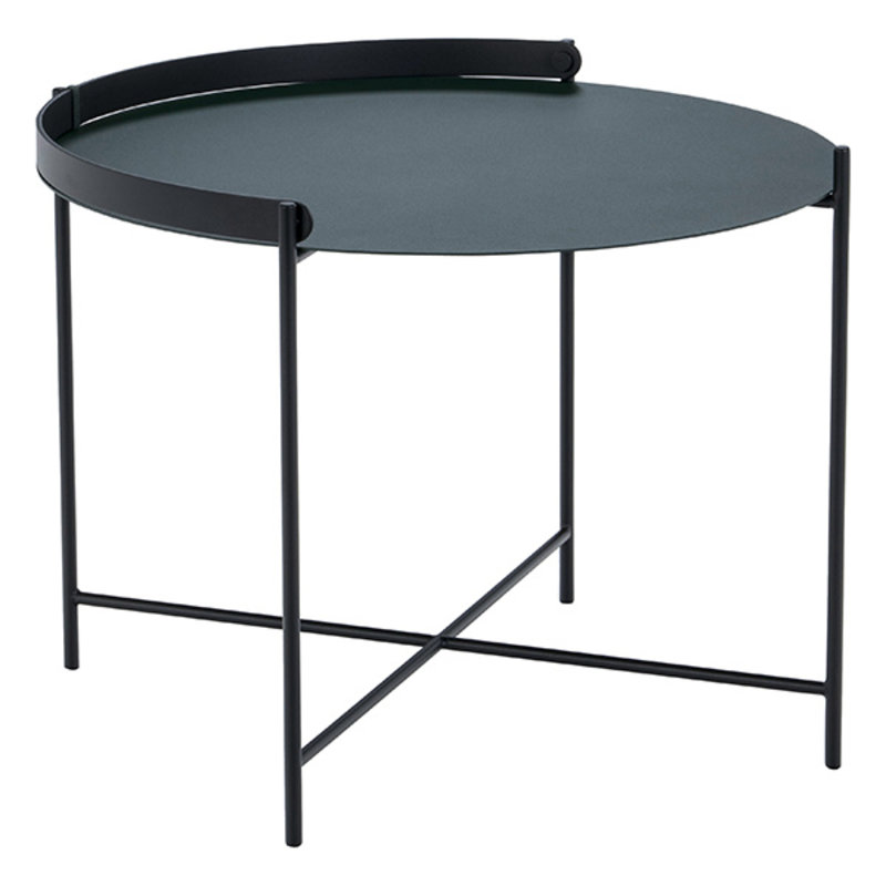 Houe-collectie EDGE Tray table Ø62 Pine Green