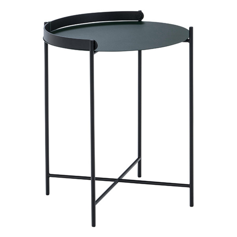 Houe-collectie EDGE Tray table Ø46 Pine Green