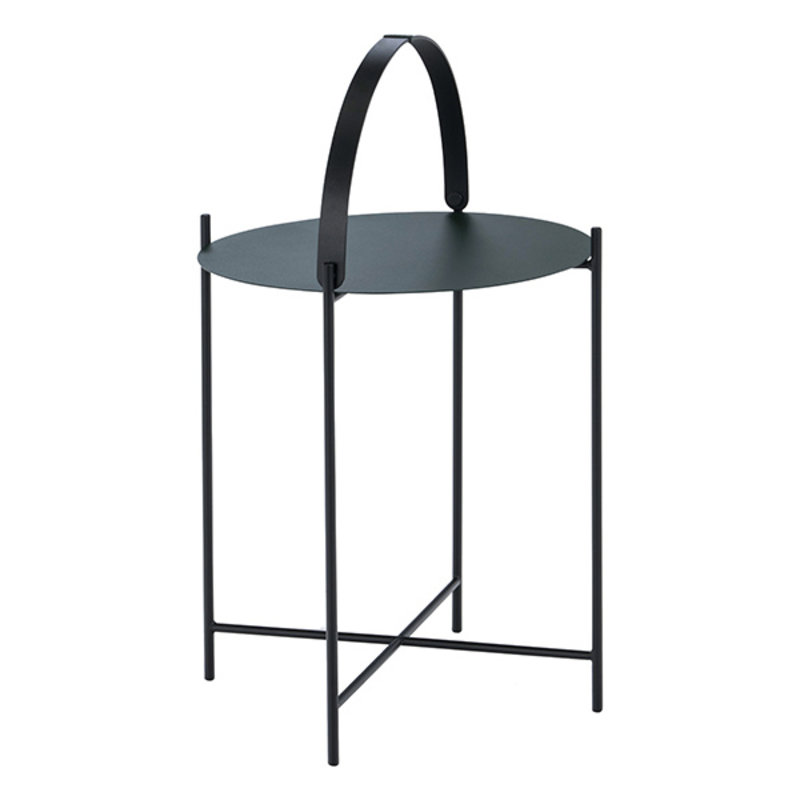 Houe-collectie EDGE Tray table Ø46 Pine Green