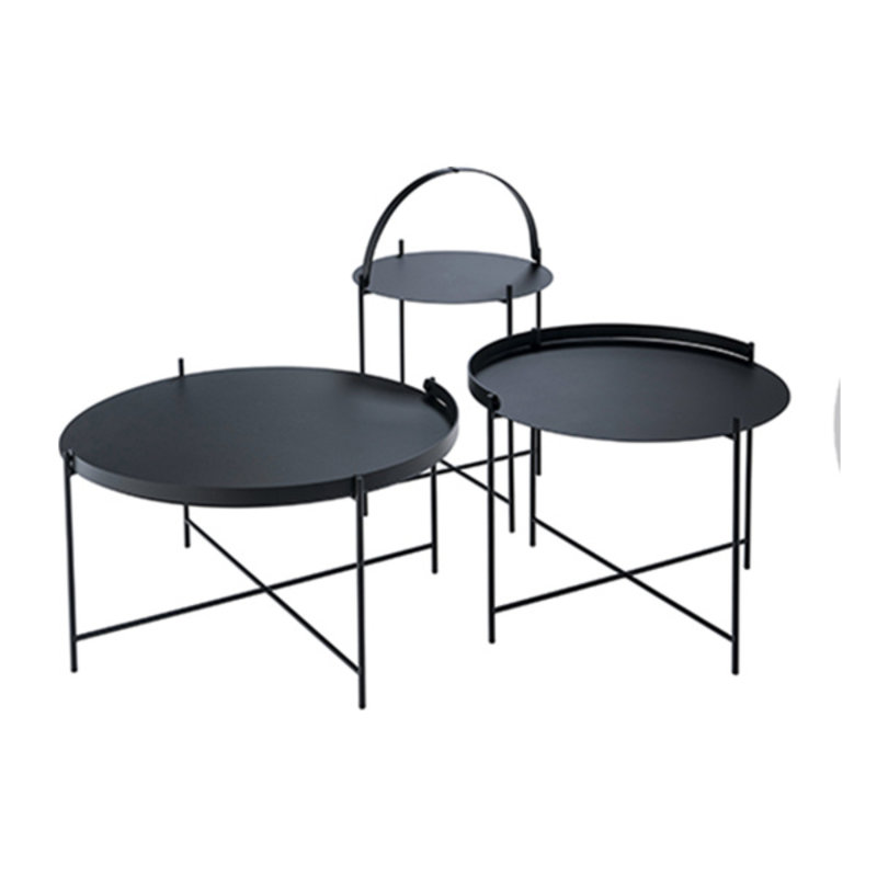 Houe-collectie EDGE Tray table Ø76 Black