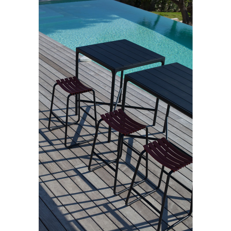 Houe-collectie ReCLIPS Bar Stool - Black PCP lamellas